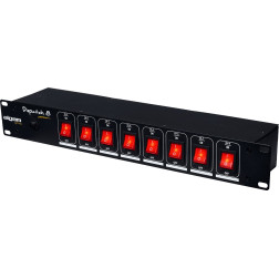Dispatch 8 canaux rackable - Avec interrupteurs Avec int ALGAM LIGHTING