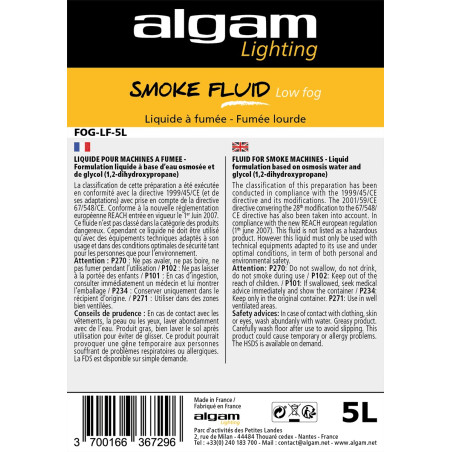 Fumée lourde - 5 litres Fumée lourde - 5 litres