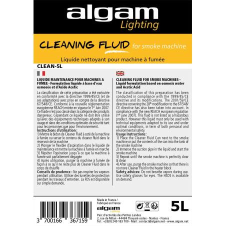 Pour machines a fumee - 5 litres Pour machines a fumee -