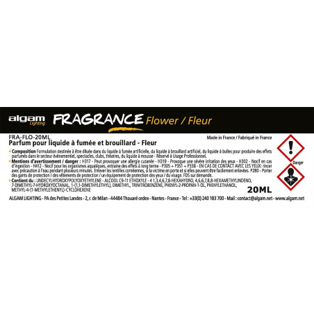 FRA-FLO-20ML - Pour liquide à fumée et brouillard - Fleu