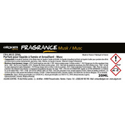 Pour liquide à fumée et brouillard - Musc - 20ml Pour li