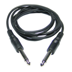 Cordon ligne 6mm Jack Mâle/Jack Mâle Mono 10m Audiophony