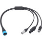 91700001 - Cable Sortie PDE vers Power-DMX-Ethernet 91700001 - Cable Sortie PDE vers Power-DMX-Ethernet