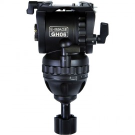GH06 Rotule video fluide de type bain d'huile charge max 6kg E-Image