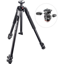 MK190X3-3W1 Kit Trépied + Rotule 3D 804 + Plateau rapide Manfrotto