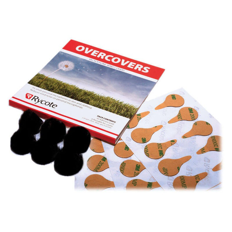 PFR065520 - OVERCOVER SACHET 30 ADHESIFS + 6 FOURRURES ( 6 x noir)
