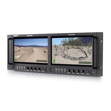 M-1093H Dual 9'' Full HD Rack LCD Monitor Dual 9'' Full Swit