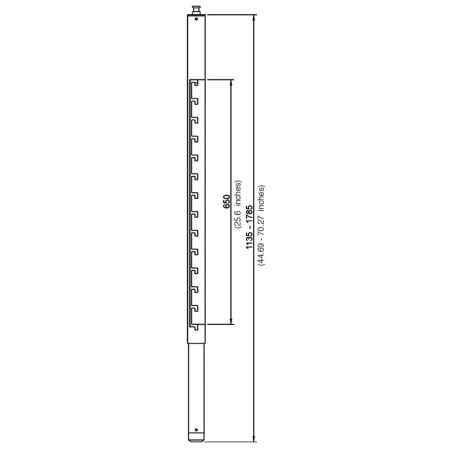 Arakno - Colonne d'extension blanche XL