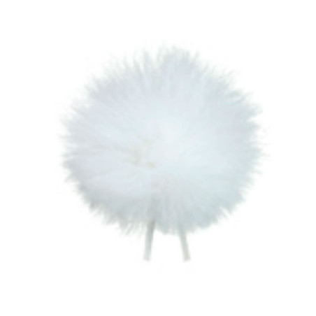 Bonnette poils blancs 28mm Bonnette poils blancs 28mm Bubblebee