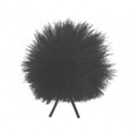 Bonnette poils noire pour micro cravate type Cos-11 Bubblebee