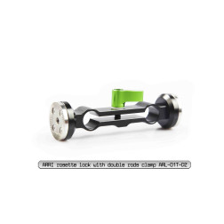 ARL-01T-D2 - double rod clamp features two Arri rosette