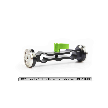 ARL-01T-D2 - double rod clamp features two Arri rosette