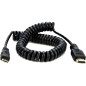 HDMI A Standard - HDMI C Mini Torsadé 40-80 cm HDMI A Standard - HDMI C Mini Torsadé 40-80 cm