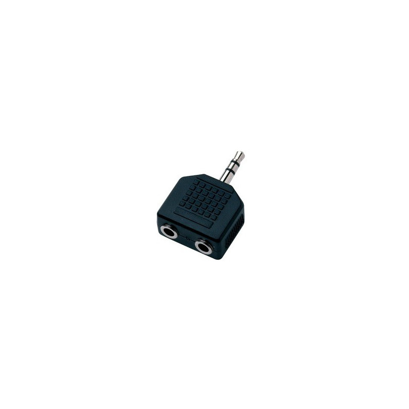 Adaptateur jack 3.5 stéréo M/2 stéréo F Adaptateur jack 3.5 stéréo M/2 stéréo F