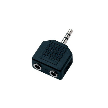 Adaptateur mini jack 3.5 stereo M 2 mini jack F PBS