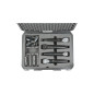 3I-1813-7WMC - Injection molded Case pour 8 Wireless Mic Systems. 