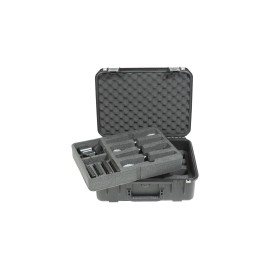3I-1813-7WMC - Injection molded Case pour 8 Wireless Mic Systems.  SKB