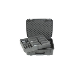 3I-1813-7WMC - Injection molded Case pour 8 Wireless Mic SKB