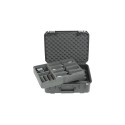3I-1813-7WMC - Injection molded Case pour 8 Wireless Mic Systems.  SKB
