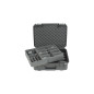 3I-1813-7WMC - Injection molded Case pour 8 Wireless Mic Systems. 3I-1813-7WMC - Injection molded Case pour 8 Wireless Mic Systems.