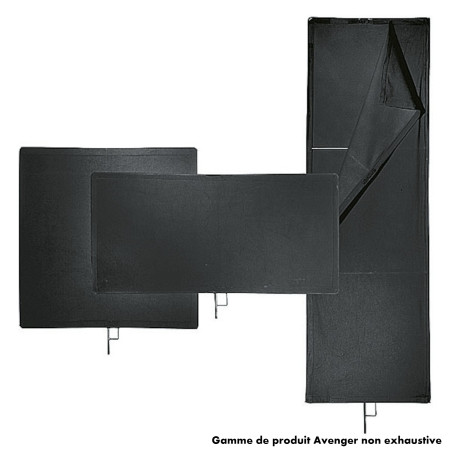 I1010 - Drapeau noir "meat axe"75x90cm