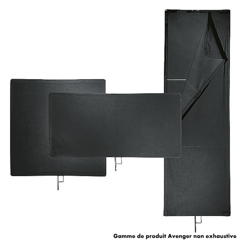 I1021 Noir - Drapeau noir"cutter"46x120cm I1021 Noir - Drapeau noir"cutter"46x120cm