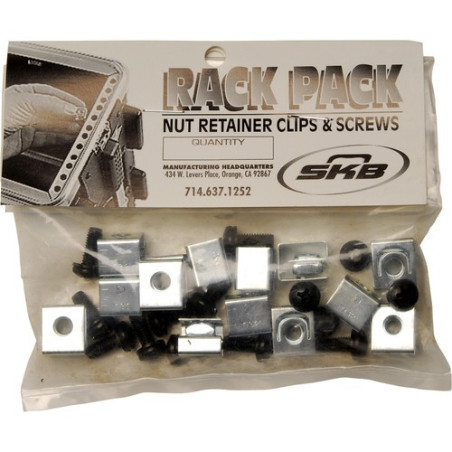 12 Vis avec clips pour racks 12 vis et clips pour fixati SKB
