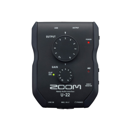 Interface audio 2 entrées / 2 sorties - USB 2.0 Interfac Zoom