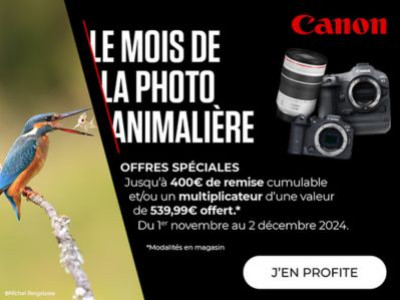 Le mois de la photo animalière Canon