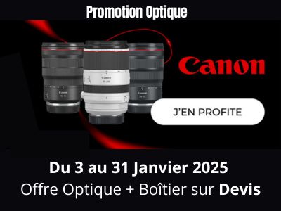 Canon : Promotion Optiques Hiver 
