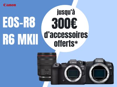 Offre Canon Accessoires jusqu'à 300 € d'accessoires offerts