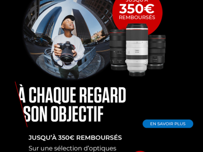 Offres de remboursement optiques Canon
