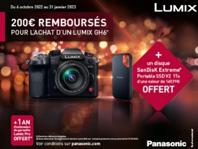 Offre Lumix GH6 