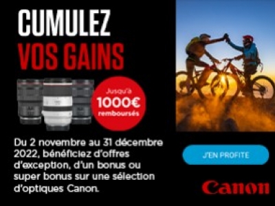 Offre CashBack Optiques Canon