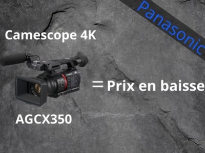 Baisse de prix: AGCX350 Camescope 4K Optique x20 Capteur 1 pouce AGCX350 