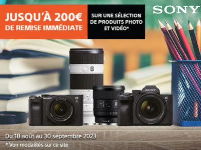 Offre Rentrée Sony