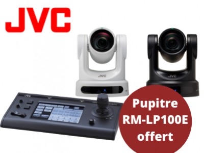 JVC : Pupitre RM-LP100E offert