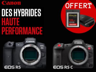 Accessoires Offerts pour l'achat du Pack Canon R5-PACK et R5C-PACK