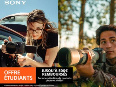 Offre Etudiants Sony : jusqu'à 500€ remboursés