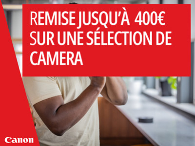 Canon Promos : EOS-R5C, Gamme XA, C300MKII etc.. Jusqu'a 400€ de remise !