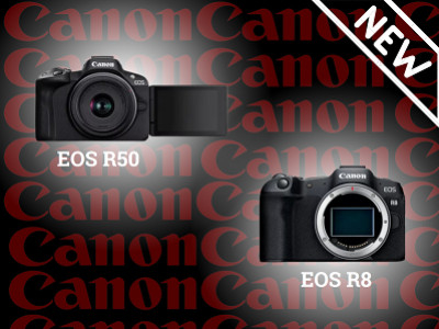 Nouveaux Canon EOS-R8 et EOS-R50