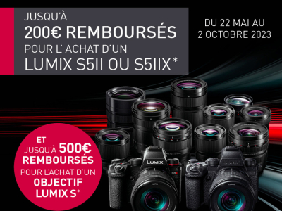 Offre Panasonic Lumix S5II ou S5IIX