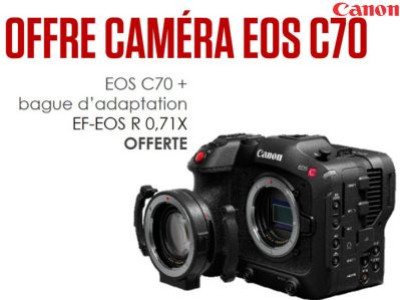 Canon EOS C70 = EF-EOS R 0.71x offert