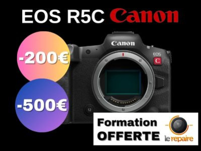 3 Offres cumulables Canon R5C