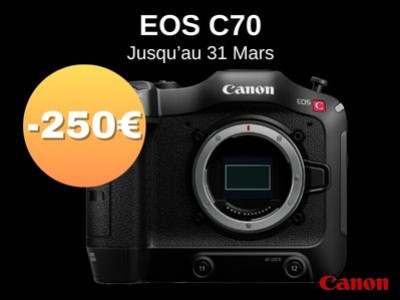 250€ de remise sur l'EOS C70 Canon